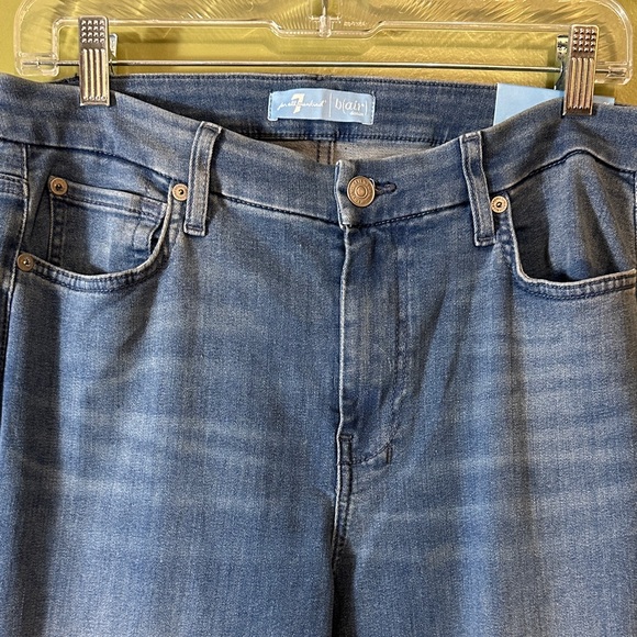 NWT 7 For All Mankind Dojo B(air) flare leg trouser size 31 - Picture 9 of 15